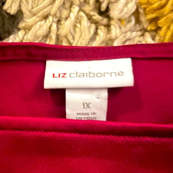 Liz Claiborne Maroon Blouse - Picture 4 of 4